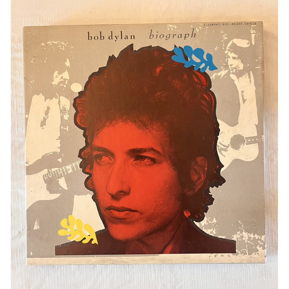Bob Dylan Biograph 3-CD Deluxe Edition Box Set Columbia C3K 38830 Folk Rock 1985